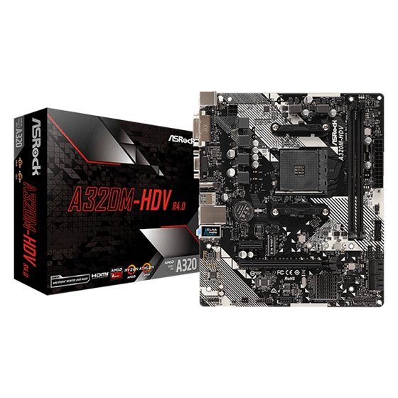 Matična ploča MBO Asrock A320M-HDV Socket AM4 P/N: A320M-HDV R4.0